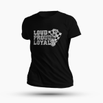 Majica Hrvatska LOUD crna