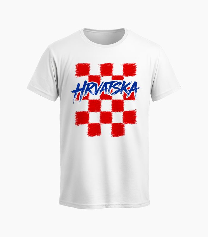 hrvatska-majica-bijela-cubes-brush-01 Majica Hrvatska - Hrvatska kockice bijela - Slika 1