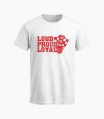 Majica Hrvatska LOUD bijela