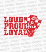Majica Hrvatska LOUD bijela - Slika 2