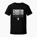 Majica Hrvatska Dots - crna