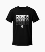 Majica Hrvatska Dots - crna