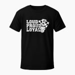 Majica Hrvatska LOUD crna