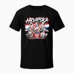 Majica Hrvatska - Za jednu vatrenu ljubav crna