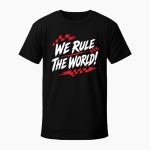 Majica Hrvatska - We rule the world crna