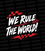 Majica Hrvatska - We rule the world crna - Slika 2
