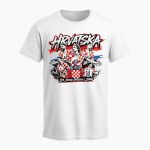 Majica Hrvatska - Za jednu vatrenu ljubav bijela