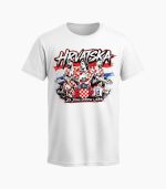 Majica Hrvatska - Za jednu vatrenu ljubav bijela